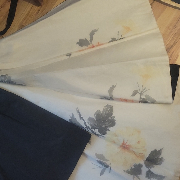 Vintage 50s Wiggle Cocktail Dress XS with Beautiful Reversible Hostess Skirt M - Picture 8 of 16